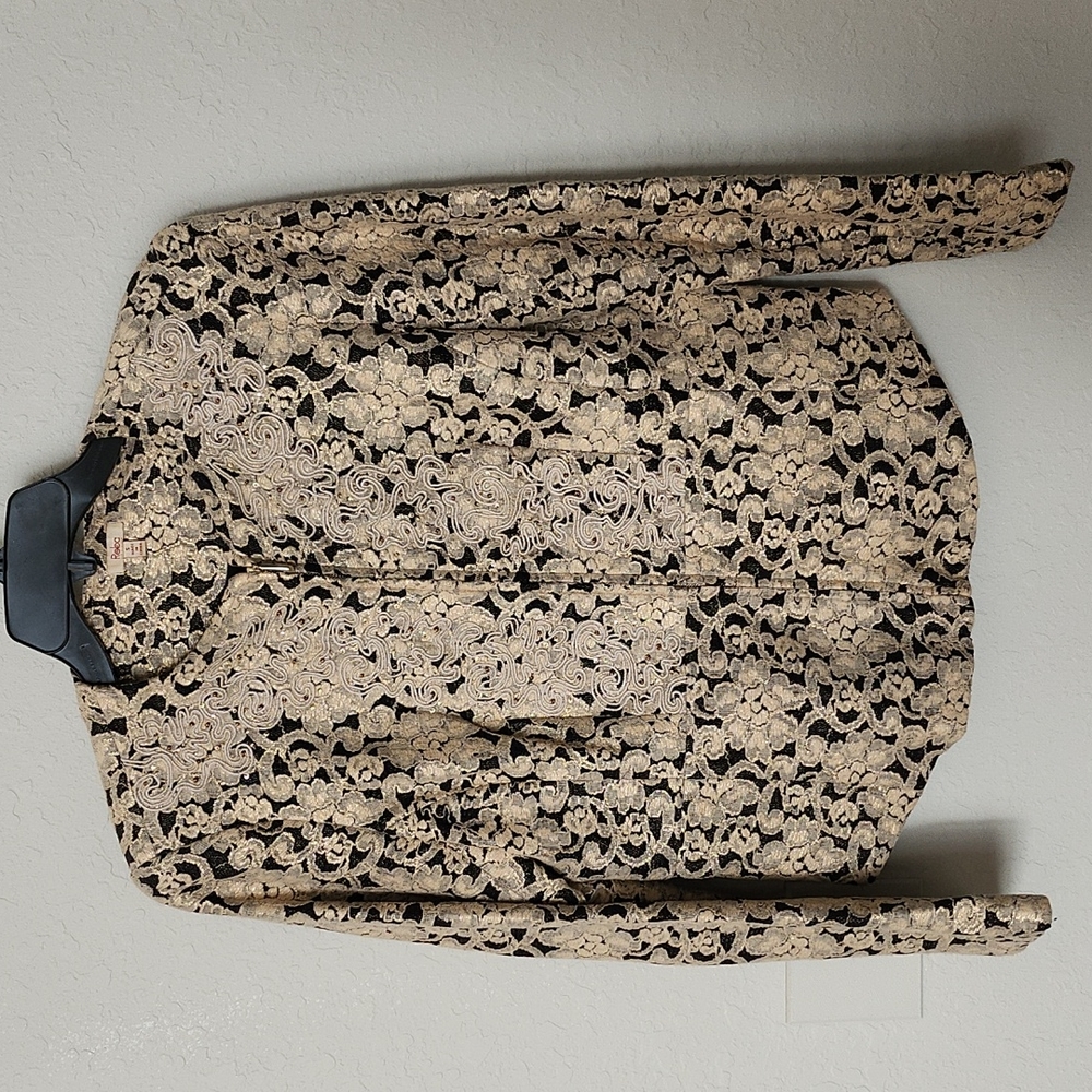Womens floral stitched coat